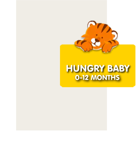 banner hungry baby